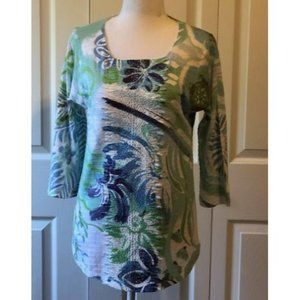 🦩2/$29🦩Atelier5 by Godze Yilmaz Floral Print Top S